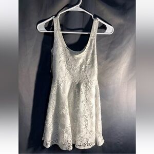 Aeropostale White Lace Dress Flare Dress